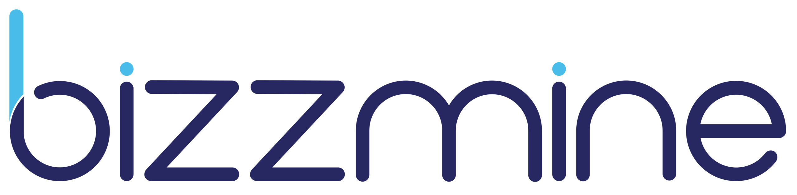 BizzMine Inception - logo - blue-blue kopie